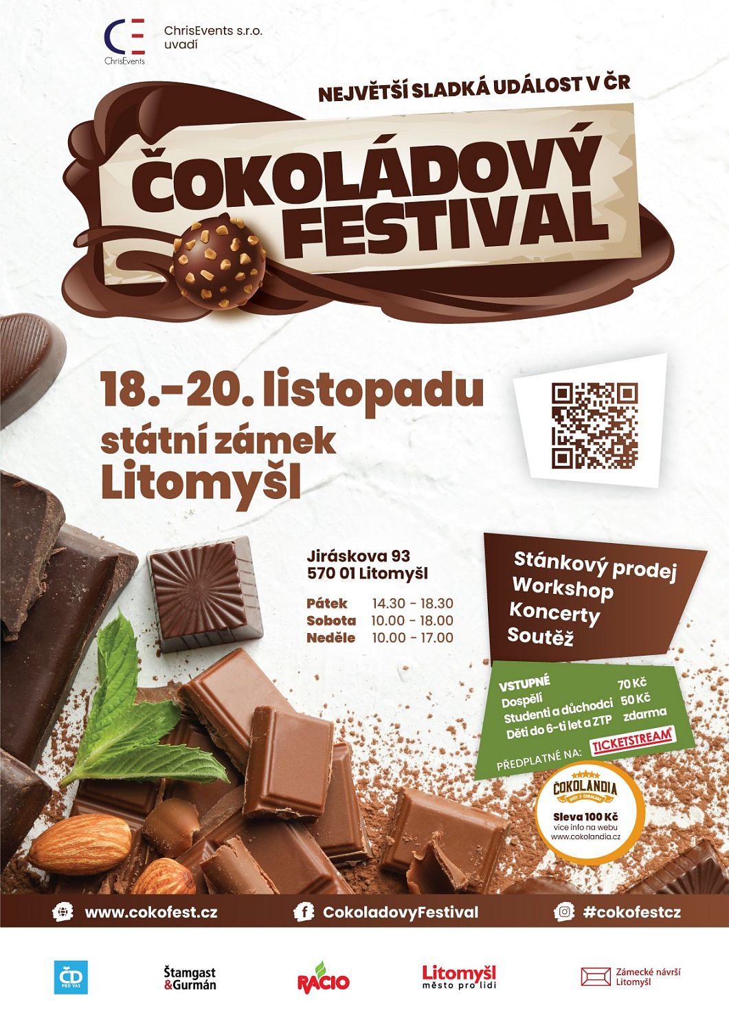 Čokoládový festival Litomyšl