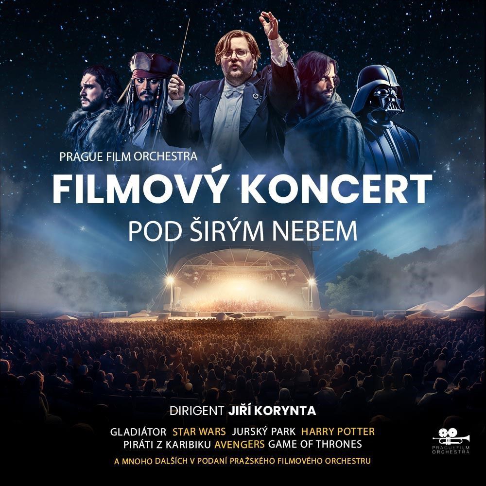 Koncert filmové hudby pod širým nebem