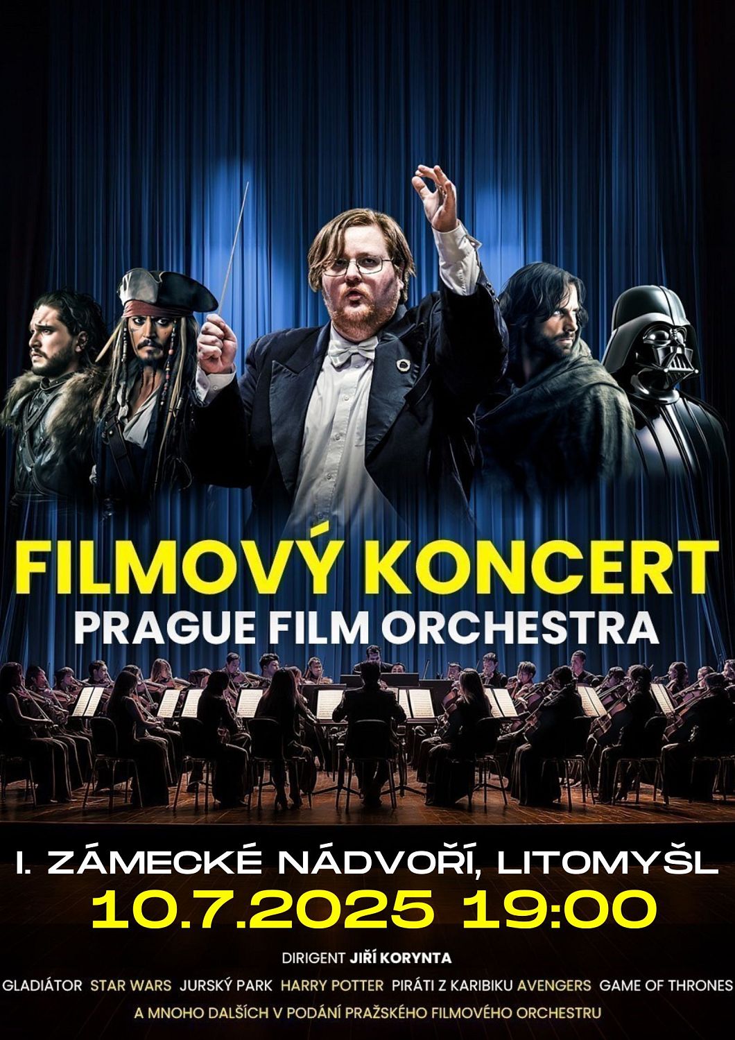 !ZRUŠENO! Koncert filmové hudby pod širým nebem 