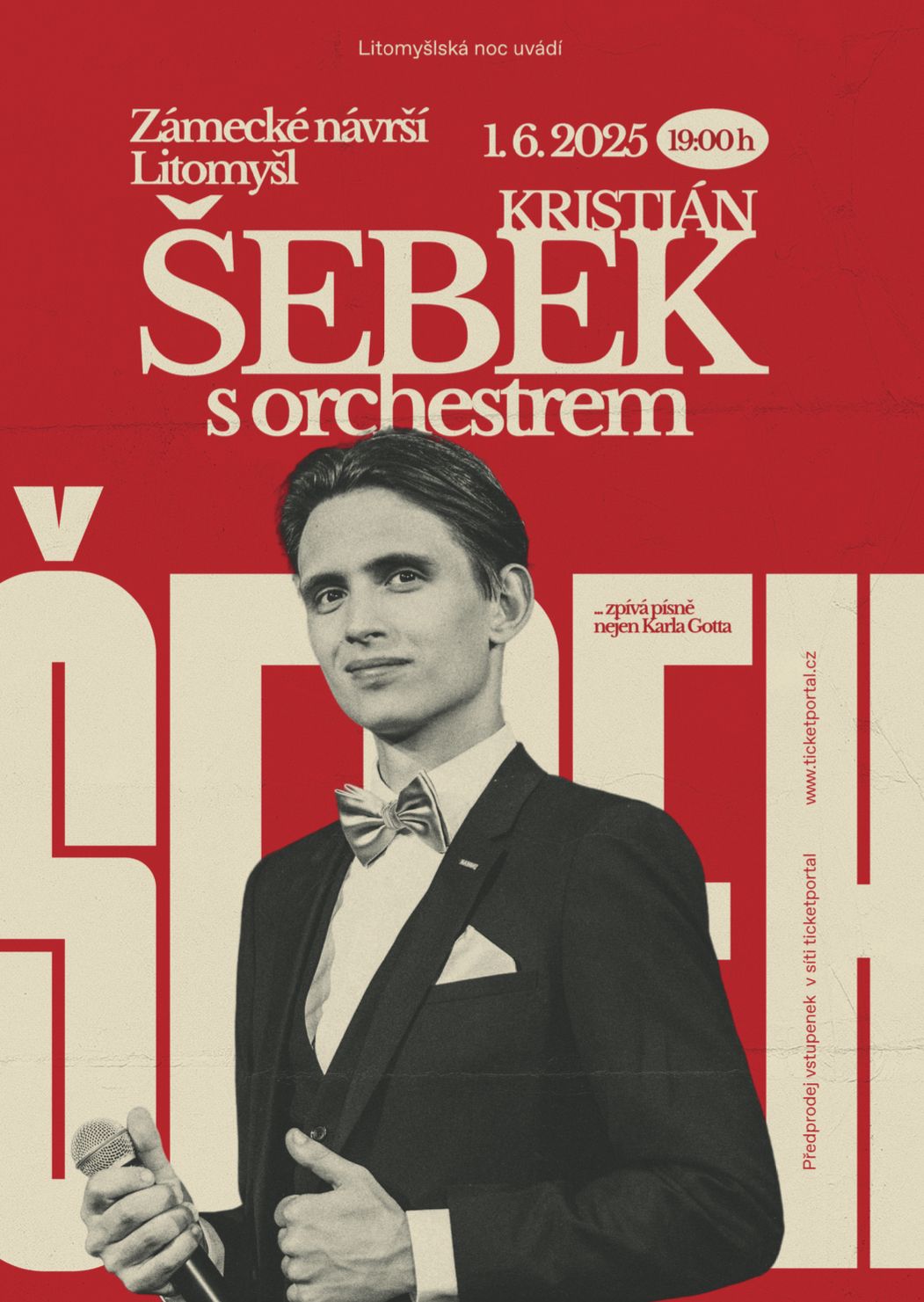 Kristián Šebek s orchestrem| Litomyšlská noc