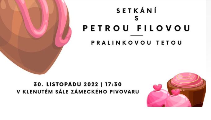 Setkání s Petrou Filovou - Pralinkovou tetou