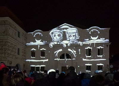 Angel Advent on the castle hill