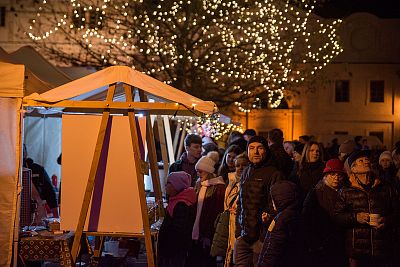 Angel Advent on the castle hill