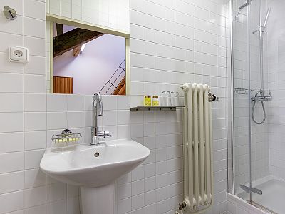 Koupelna: pokoje s pracovnou v mezonetu