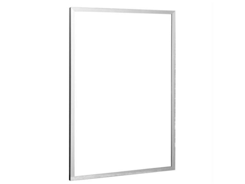 Mirror 150x50cm silver frame, metal