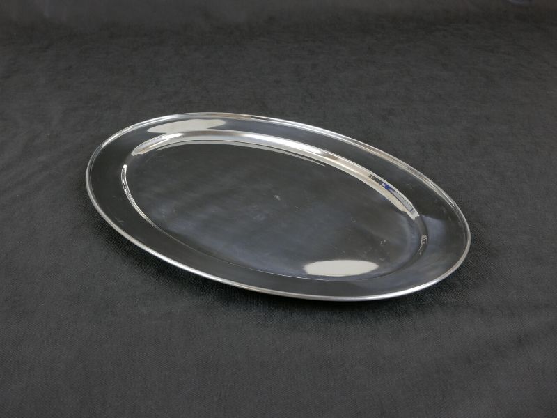 Stainless steel oval tray 50cm