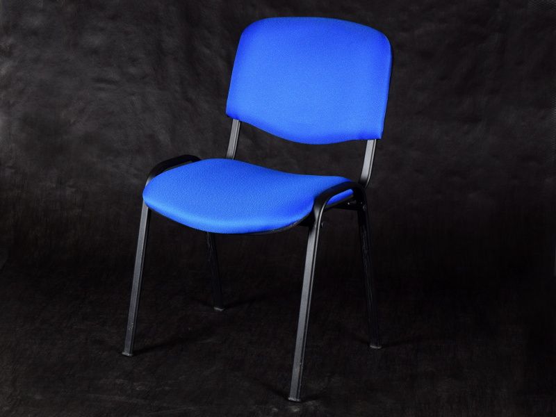 Židle polstrovaná, modrá